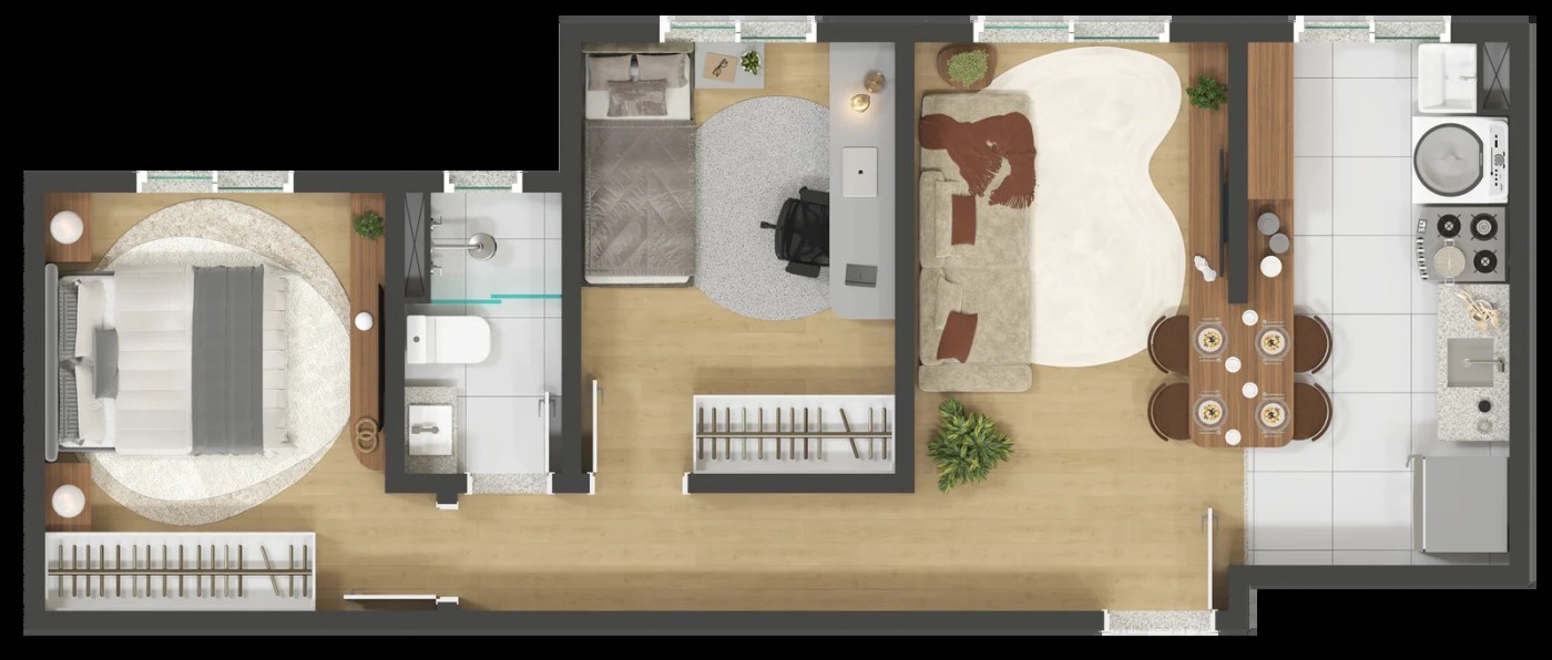 Apartamento, 2 quartos, 47 m² - Foto 29