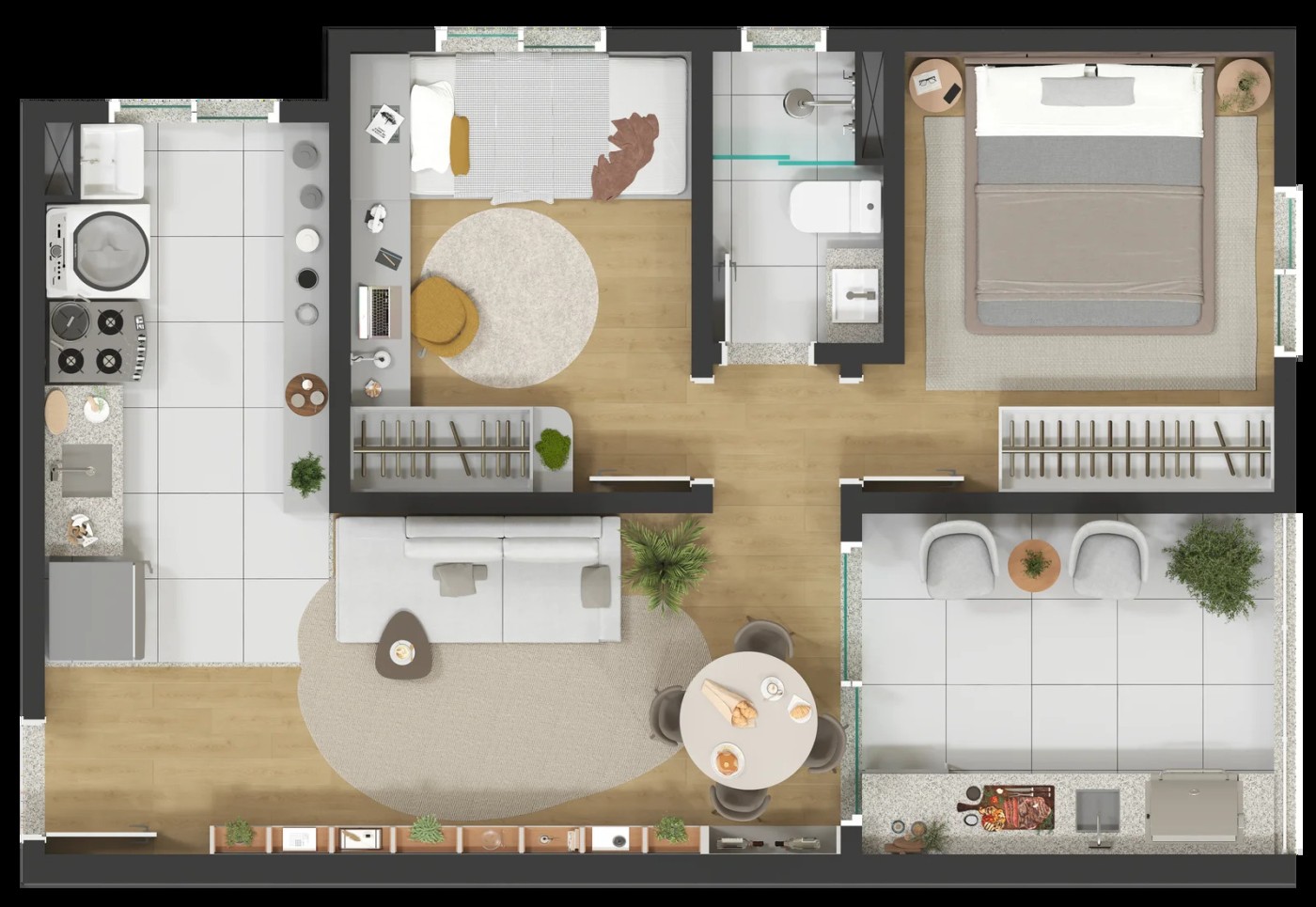 Apartamento, 2 quartos, 47 m² - Foto 30